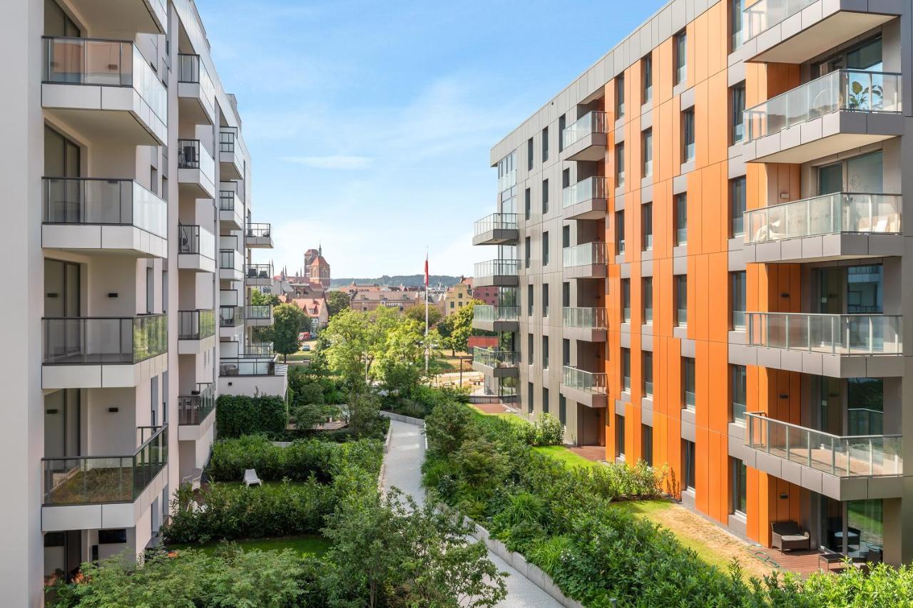 Brabank Riverside By Downtown Apartments Gdansk Exterior foto